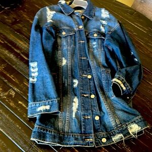 MEDIUM oversized denim jacket